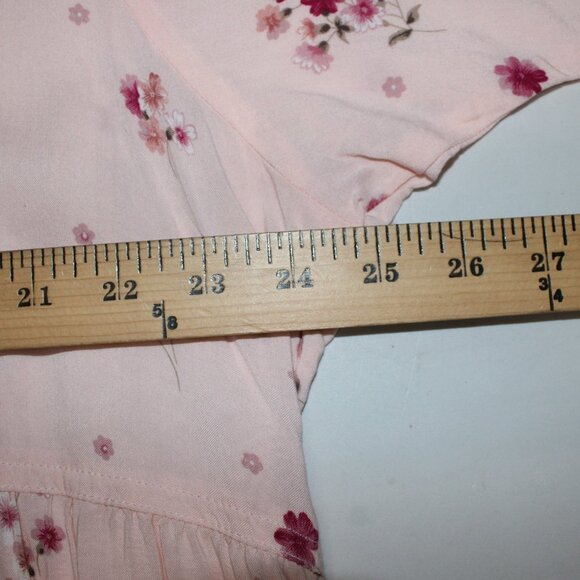 Erika II Sz 3X Dress Pink Magenta Floral Pocket Unlined 100% Cotton Dress - Picture 14 of 15